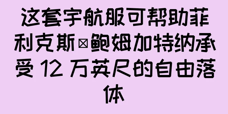 这套宇航服可帮助菲利克斯·鲍姆加特纳承受 12 万英尺的自由落体