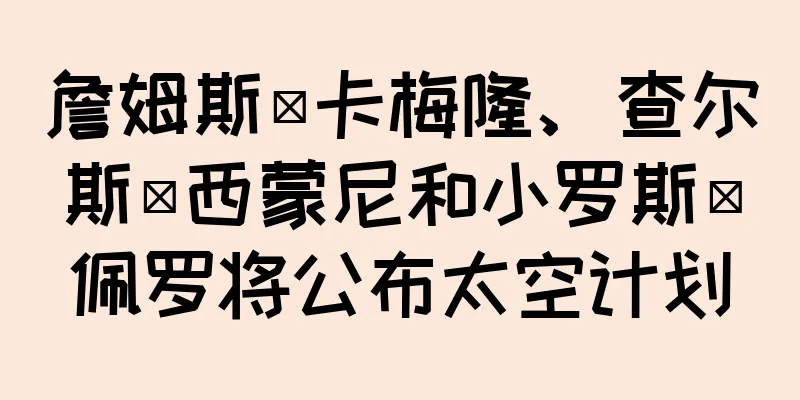 詹姆斯·卡梅隆、查尔斯·西蒙尼和小罗斯·佩罗将公布太空计划