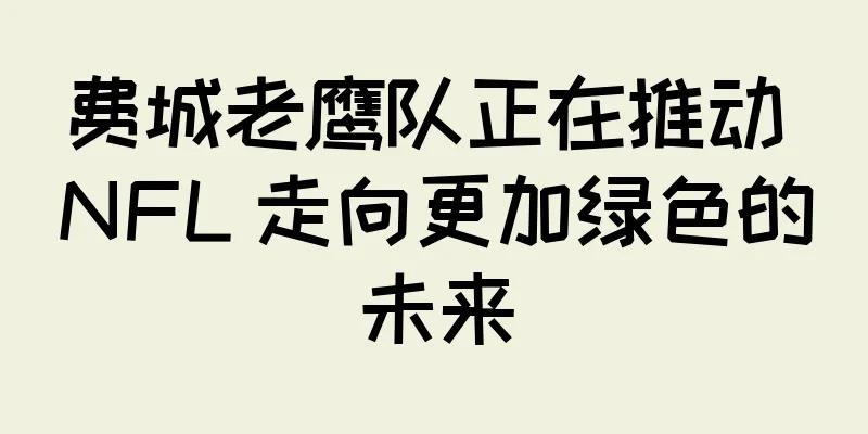 费城老鹰队正在推动 NFL 走向更加绿色的未来