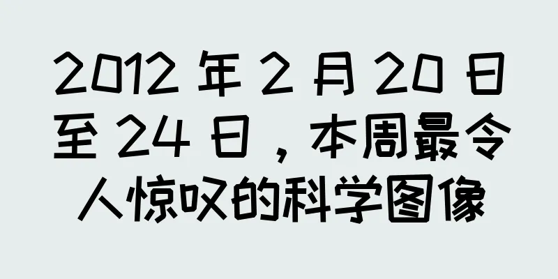 2012 年 2 月 20 日至 24 日，本周最令人惊叹的科学图像