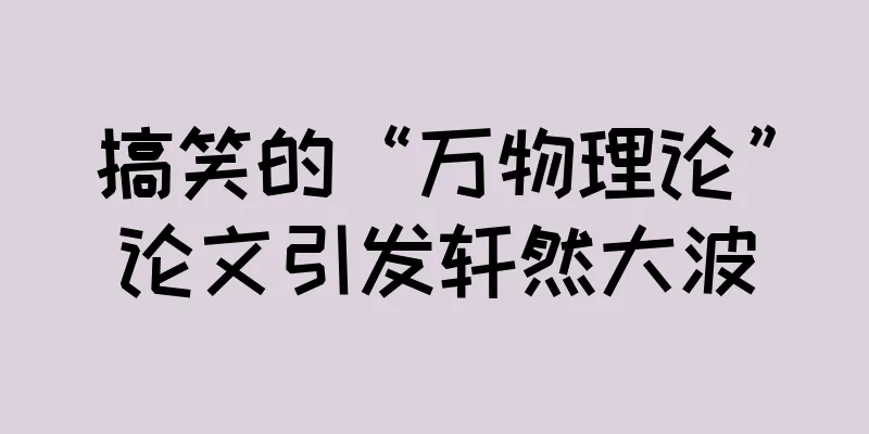 搞笑的“万物理论”论文引发轩然大波