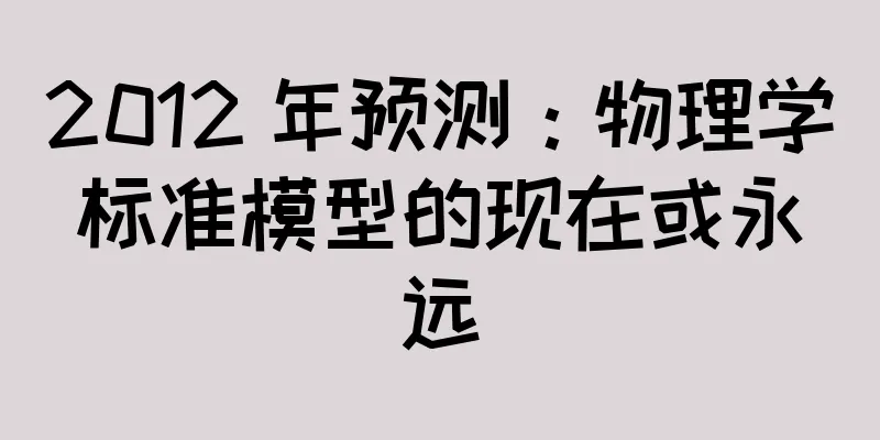 2012 年预测：物理学标准模型的现在或永远