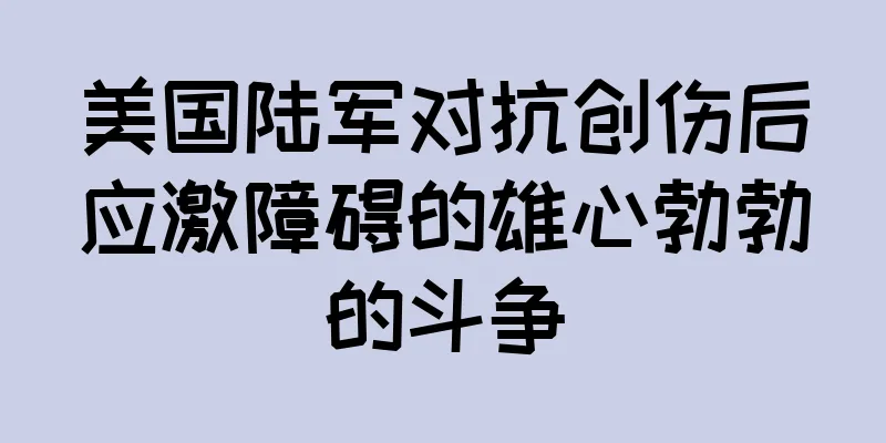 美国陆军对抗创伤后应激障碍的雄心勃勃的斗争