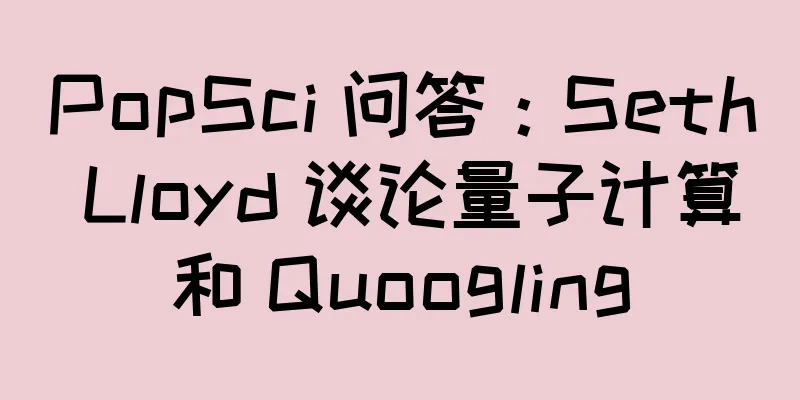 PopSci 问答：Seth Lloyd 谈论量子计算和 Quoogling