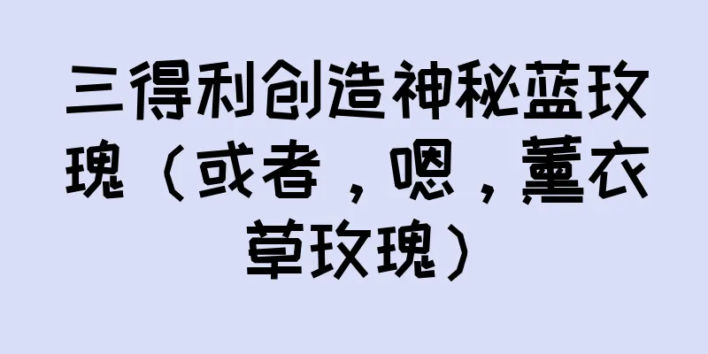 三得利创造神秘蓝玫瑰（或者，嗯，薰衣草玫瑰）
