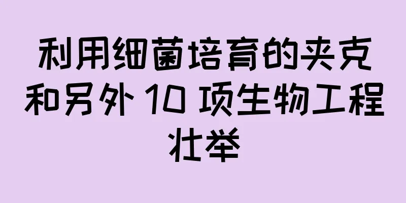 利用细菌培育的夹克和另外 10 项生物工程壮举