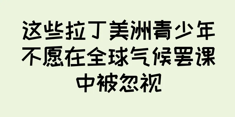 这些拉丁美洲青少年不愿在全球气候罢课中被忽视