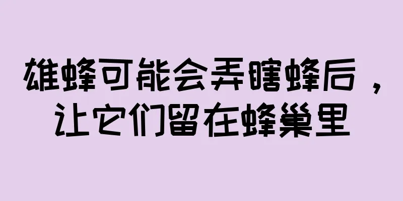雄蜂可能会弄瞎蜂后，让它们留在蜂巢里