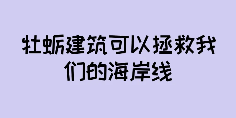 牡蛎建筑可以拯救我们的海岸线