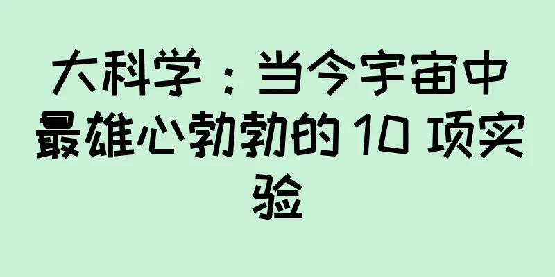 大科学：当今宇宙中最雄心勃勃的 10 项实验