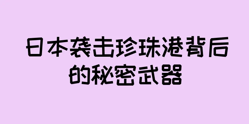 日本袭击珍珠港背后的秘密武器