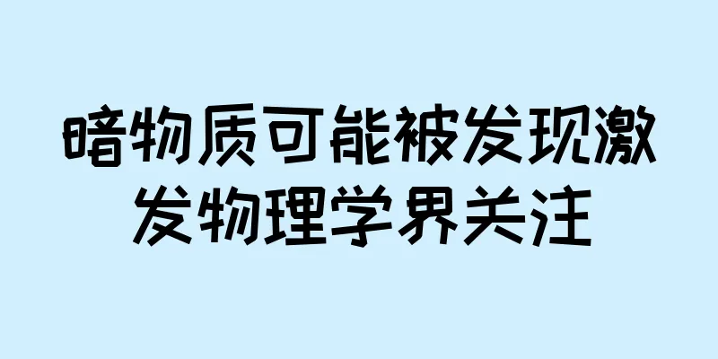 暗物质可能被发现激发物理学界关注