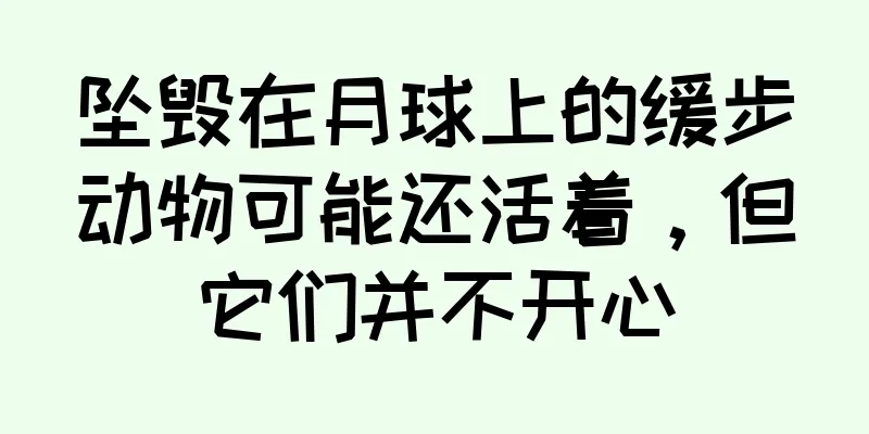 坠毁在月球上的缓步动物可能还活着，但它们并不开心