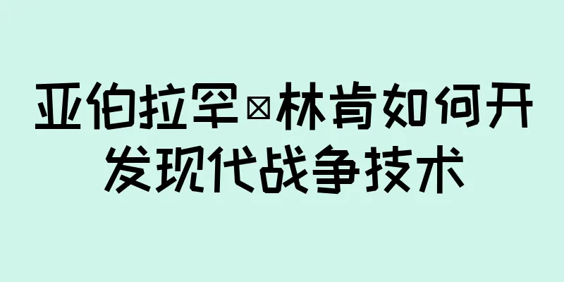 亚伯拉罕·林肯如何开发现代战争技术