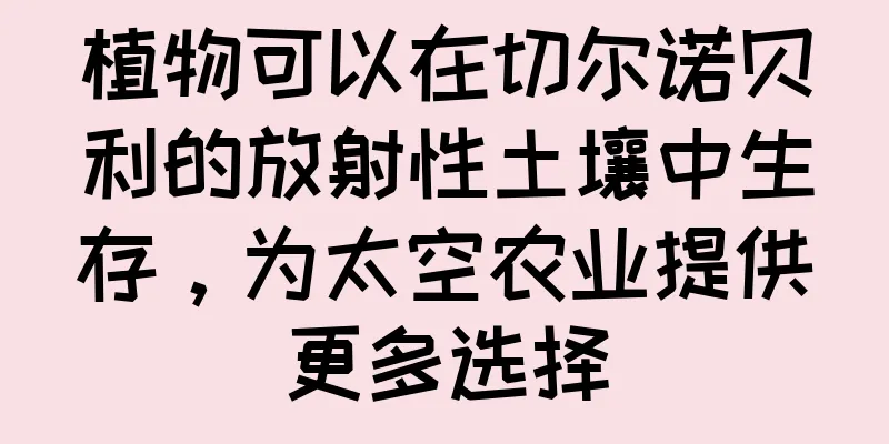 植物可以在切尔诺贝利的放射性土壤中生存，为太空农业提供更多选择