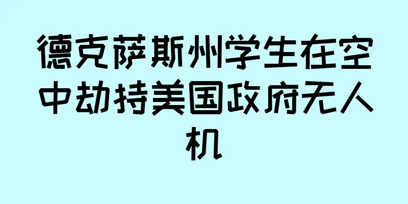 德克萨斯州学生在空中劫持美国政府无人机