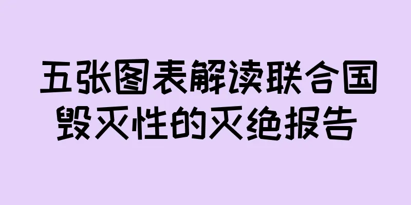 五张图表解读联合国毁灭性的灭绝报告