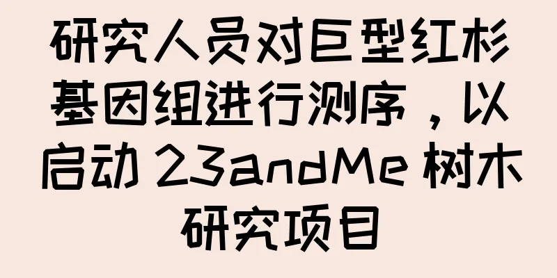 研究人员对巨型红杉基因组进行测序，以启动 23andMe 树木研究项目