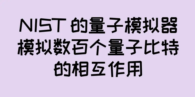 NIST 的量子模拟器模拟数百个量子比特的相互作用