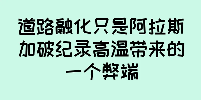 道路融化只是阿拉斯加破纪录高温带来的一个弊端