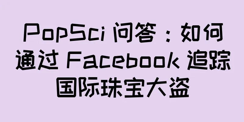 PopSci 问答：如何通过 Facebook 追踪国际珠宝大盗