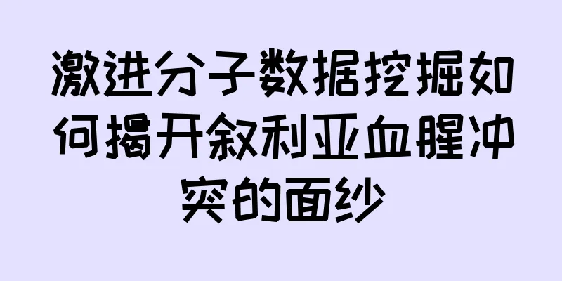 激进分子数据挖掘如何揭开叙利亚血腥冲突的面纱