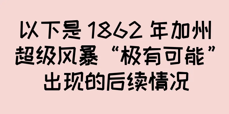 以下是 1862 年加州超级风暴“极有可能”出现的后续情况
