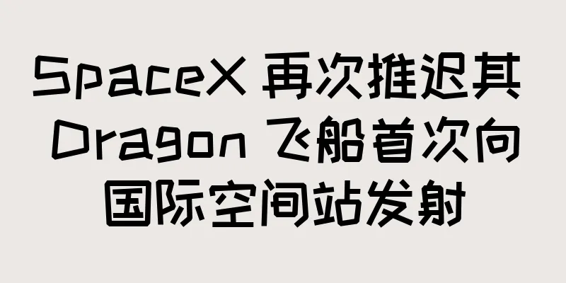 SpaceX 再次推迟其 Dragon 飞船首次向国际空间站发射
