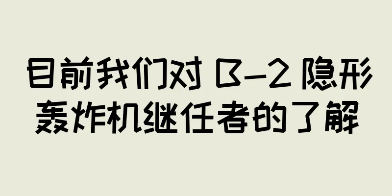 目前我们对 B-2 隐形轰炸机继任者的了解