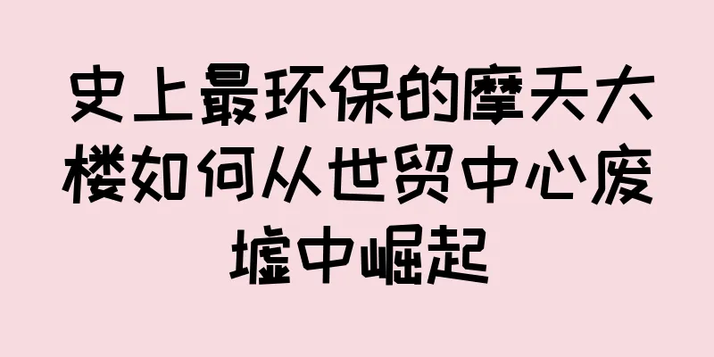 史上最环保的摩天大楼如何从世贸中心废墟中崛起