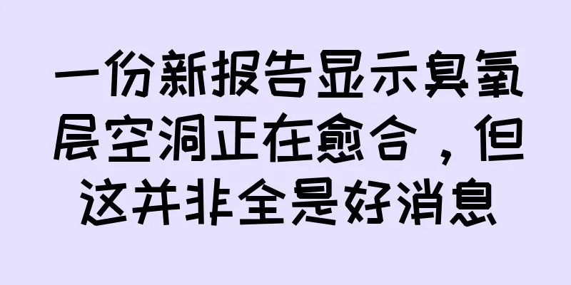 一份新报告显示臭氧层空洞正在愈合，但这并非全是好消息