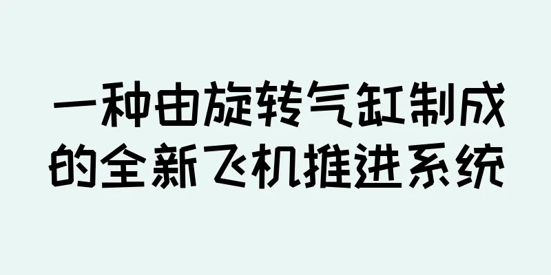 一种由旋转气缸制成的全新飞机推进系统