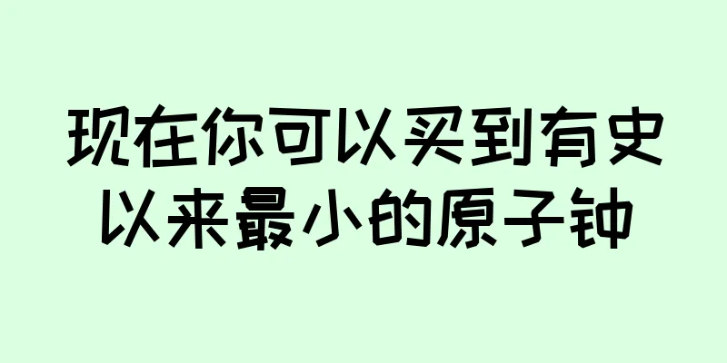 现在你可以买到有史以来最小的原子钟