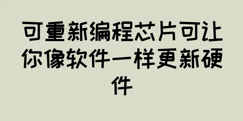 可重新编程芯片可让你像软件一样更新硬件