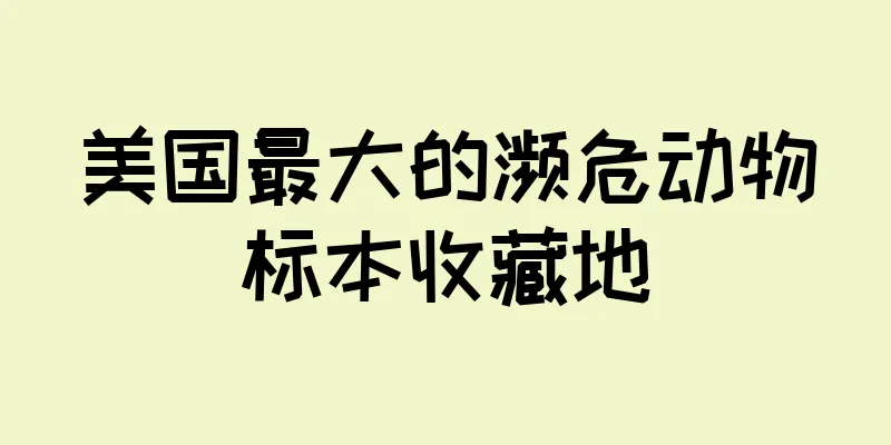 美国最大的濒危动物标本收藏地