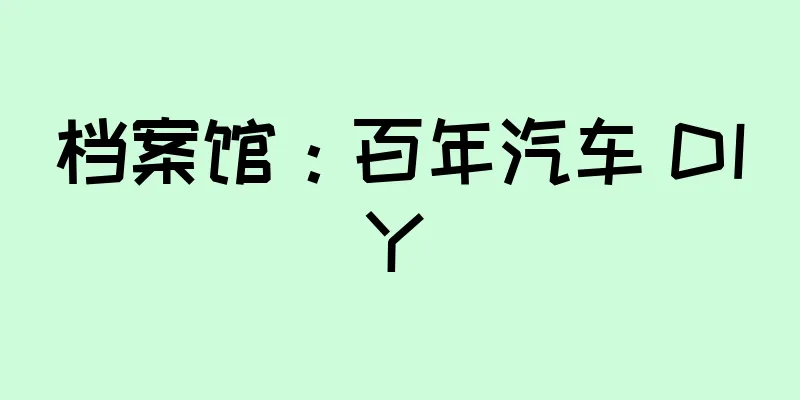 档案馆：百年汽车 DIY
