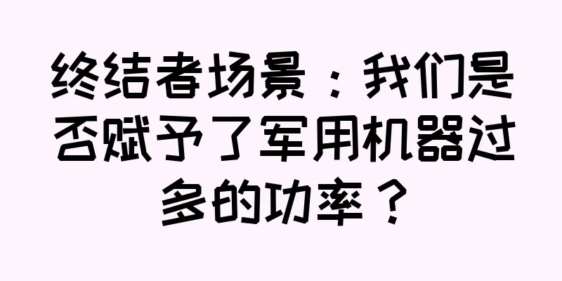 终结者场景：我们是否赋予了军用机器过多的功率？