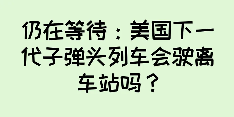 仍在等待：美国下一代子弹头列车会驶离车站吗？