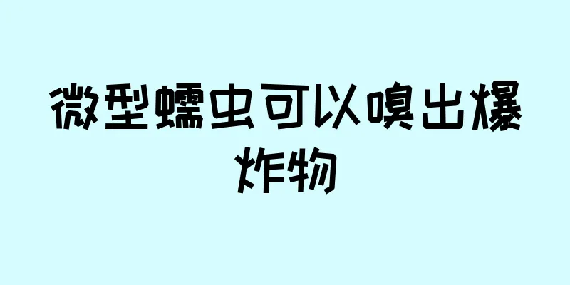 微型蠕虫可以嗅出爆炸物