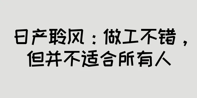 日产聆风：做工不错，但并不适合所有人