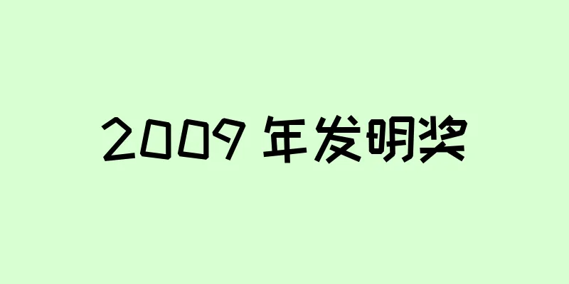 2009 年发明奖