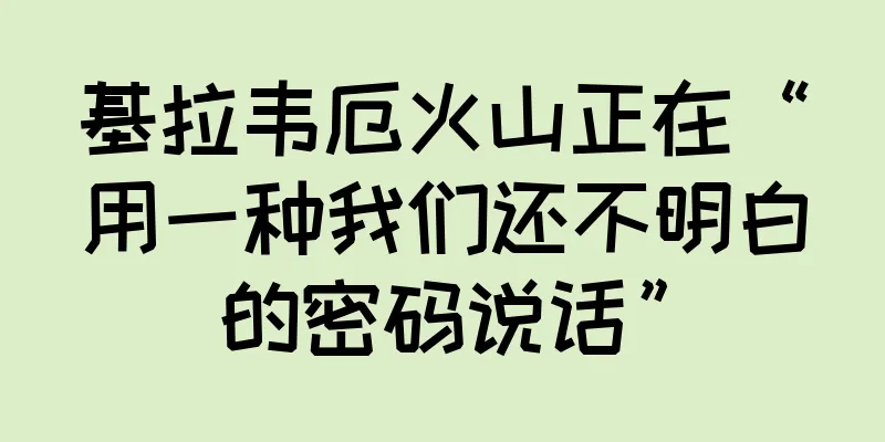 基拉韦厄火山正在“用一种我们还不明白的密码说话”