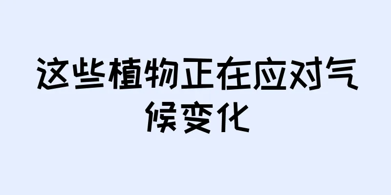 这些植物正在应对气候变化