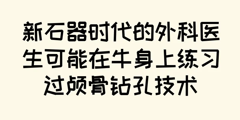 新石器时代的外科医生可能在牛身上练习过颅骨钻孔技术