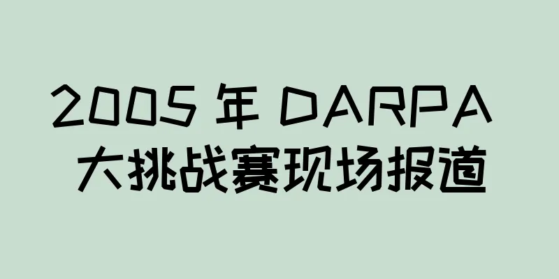 2005 年 DARPA 大挑战赛现场报道