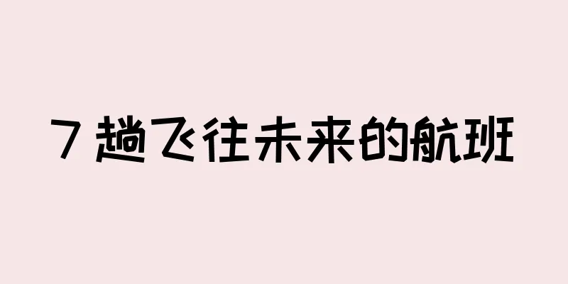7 趟飞往未来的航班
