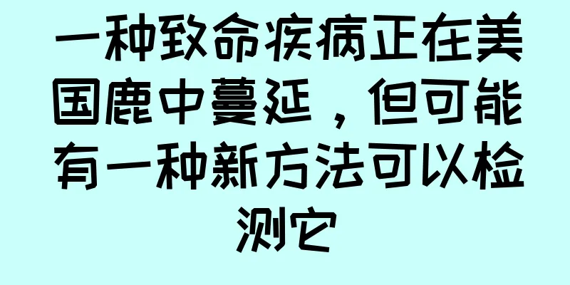 一种致命疾病正在美国鹿中蔓延，但可能有一种新方法可以检测它