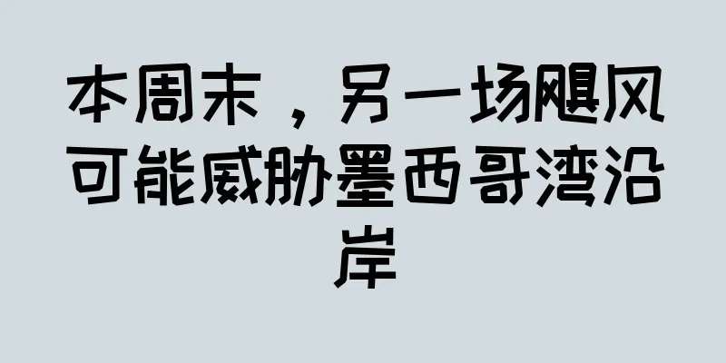 本周末，另一场飓风可能威胁墨西哥湾沿岸