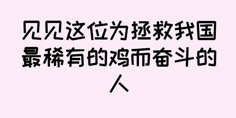 见见这位为拯救我国最稀有的鸡而奋斗的人