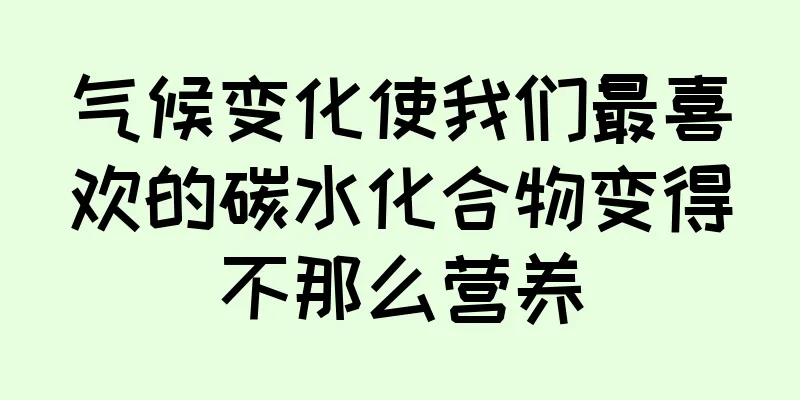 气候变化使我们最喜欢的碳水化合物变得不那么营养